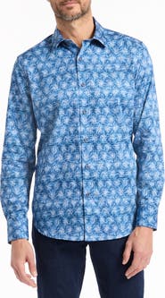 Robert Graham Warlow Cotton Button-Up Shirt