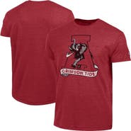 Champion Men's Champion Crimson Alabama Crimson Tide Vintage Triumph Tri-Blend T-Shirt