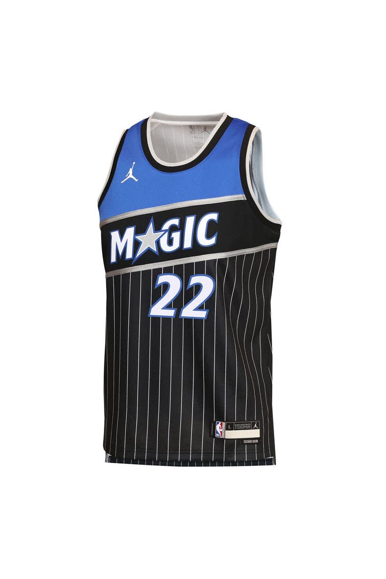 Youth Jordan Brand Franz Wagner Black Orlando Magic Swingman Jersey - Statement Edition, Alternate, color, Black