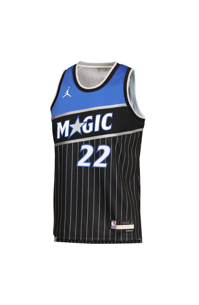 Jordan Brand Youth Jordan Brand Franz Wagner Black Orlando Magic Swingman Jersey - Statement Edition, Alternate, color, Black