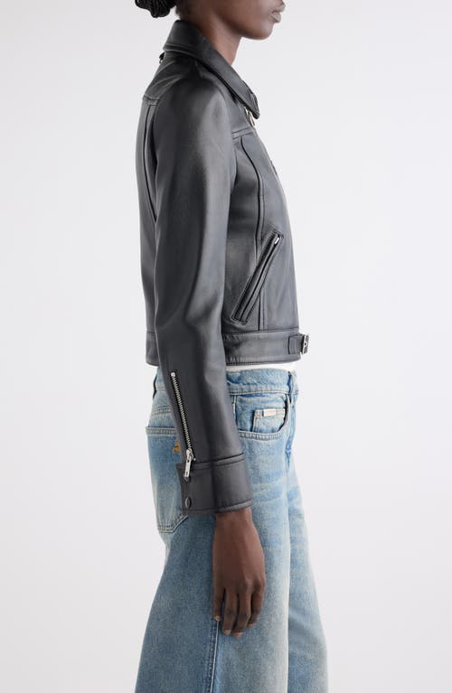 Courrèges Veste En Cuir D'agneau In Black