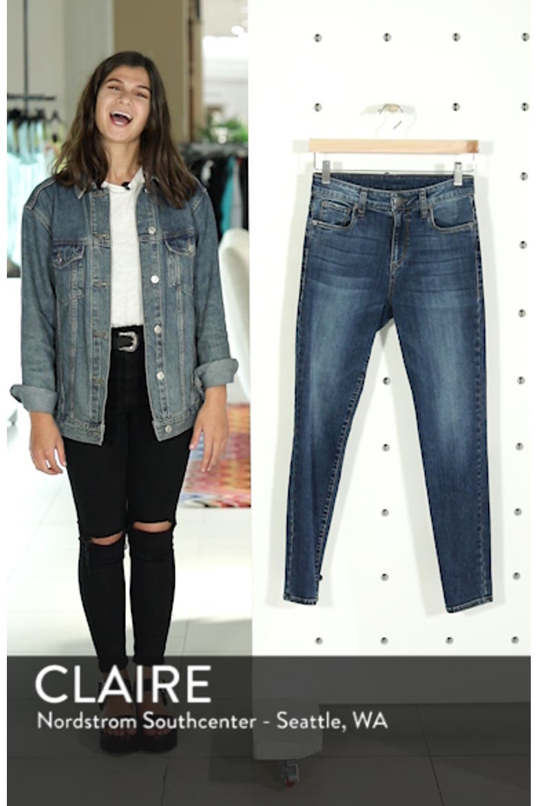 Emma High Waist Ankle Skinny Jeans video