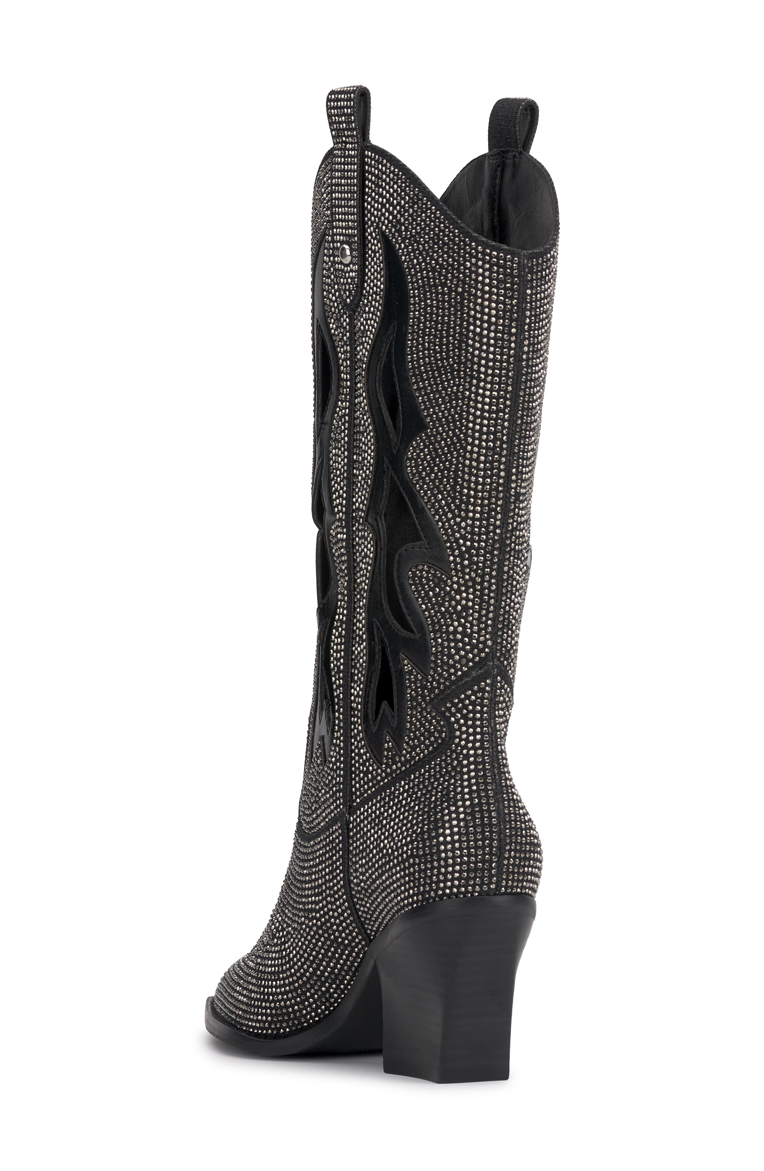 Jessica Simpson Ginika Pointed Toe Western Boot, Alternate, color, 