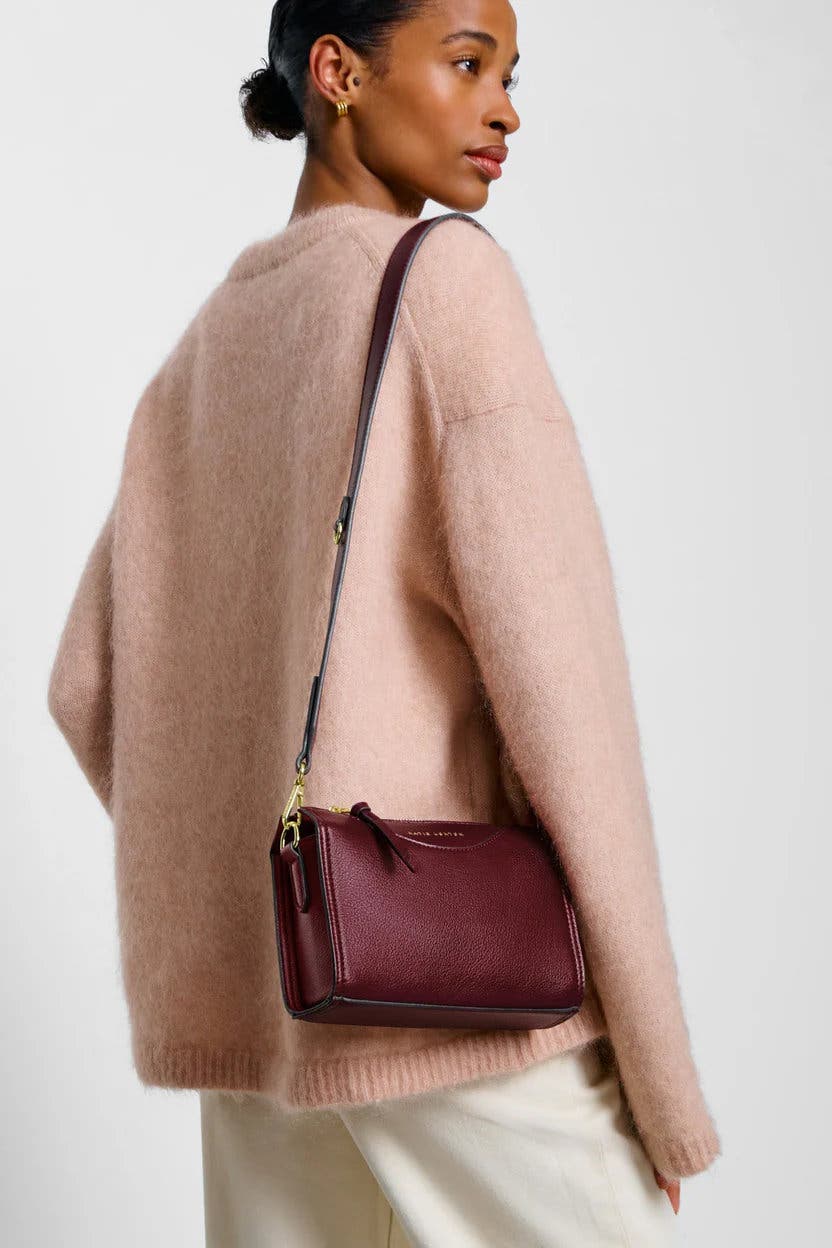 Katie Loxton Alba Crossbody Bag in Cherry, Alternate, color, Cherry