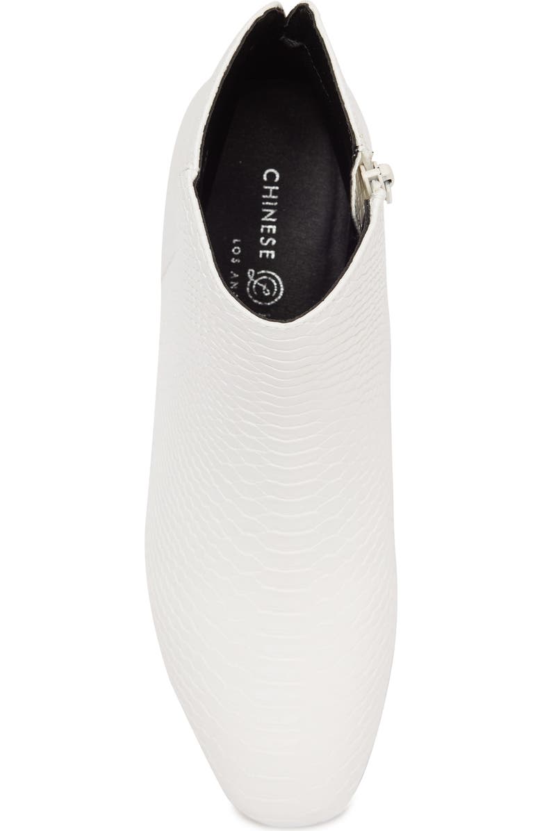 Chinese Laundry Daria Snake Embossed Bootie, Alternate, color,