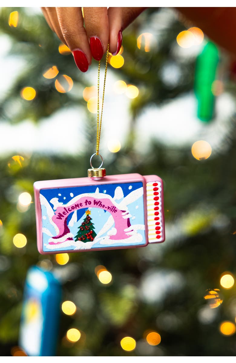 Furbish Matchbook Ornament - Whoville, Alternate, color, Pink