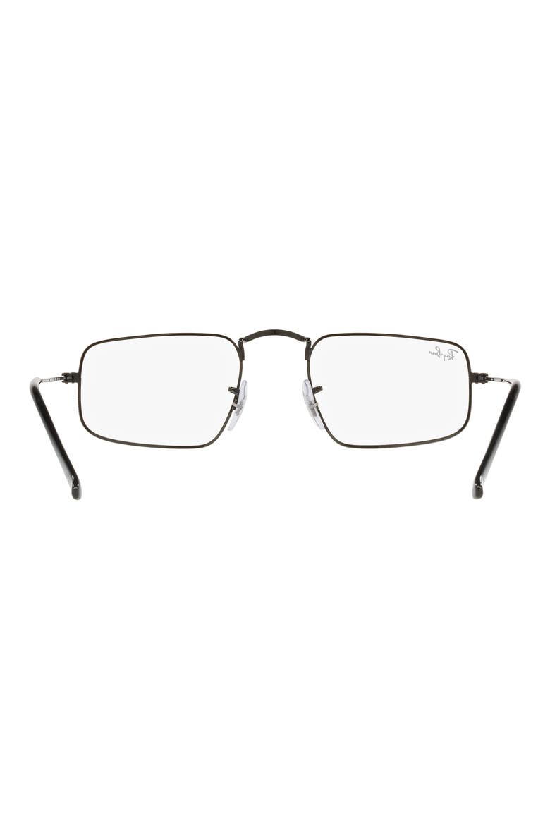 RX3957V 46mm Small Rectangle Optical Glasses, Alternate, color, BLACK