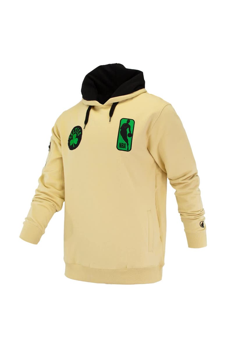 FISLL Unisex FISLL Cream Boston Celtics Logoman Shadow Collection Pullover Hoodie, Alternate, color, Cream