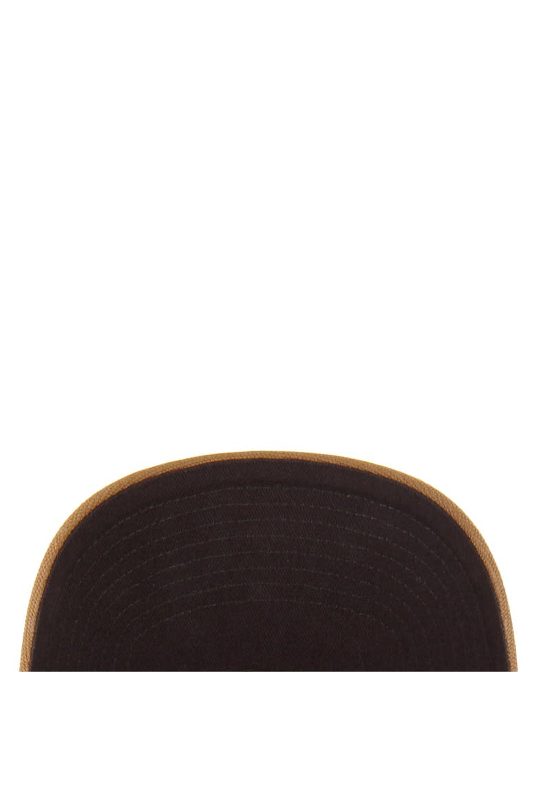 Men's Carhartt x '47  Brown Carolina Hurricanes Clean Up Adjustable Hat, Alternate, color, Brown