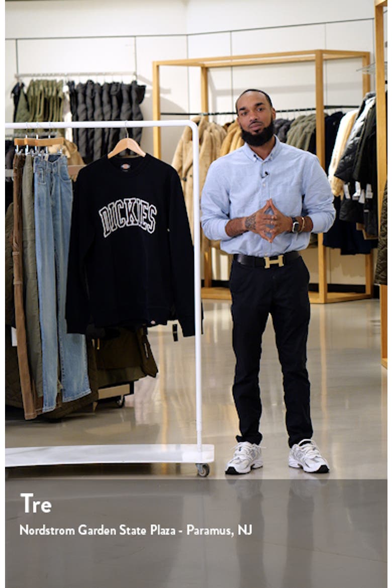 Logo Appliqué Crewneck Sweatshirt video