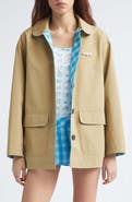 Sandy Liang Romaine Cotton Gabardine Barn Jacket
