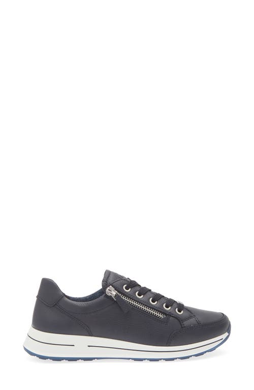 Ara Oleanna Zip Sneaker In Blue
