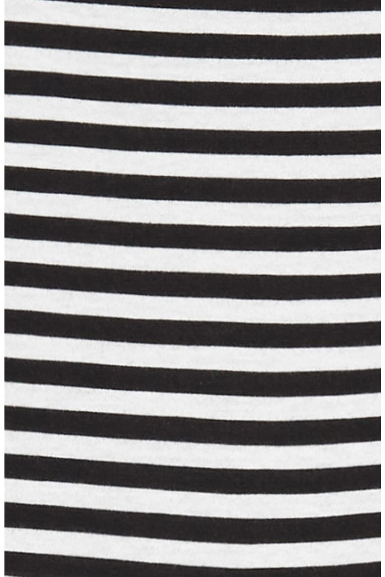 Kids' Printed Dress, Alternate, color, IVORY- BLACK STRIPE
