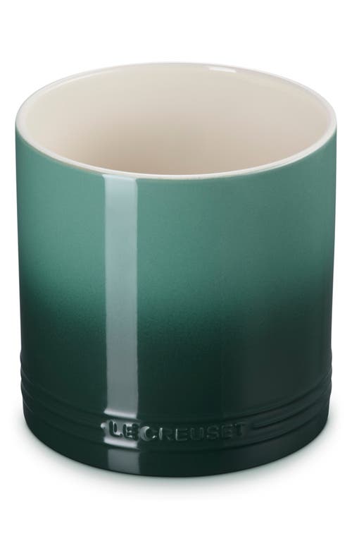 Le Creuset Signature Stoneware Utensil Crock In Green