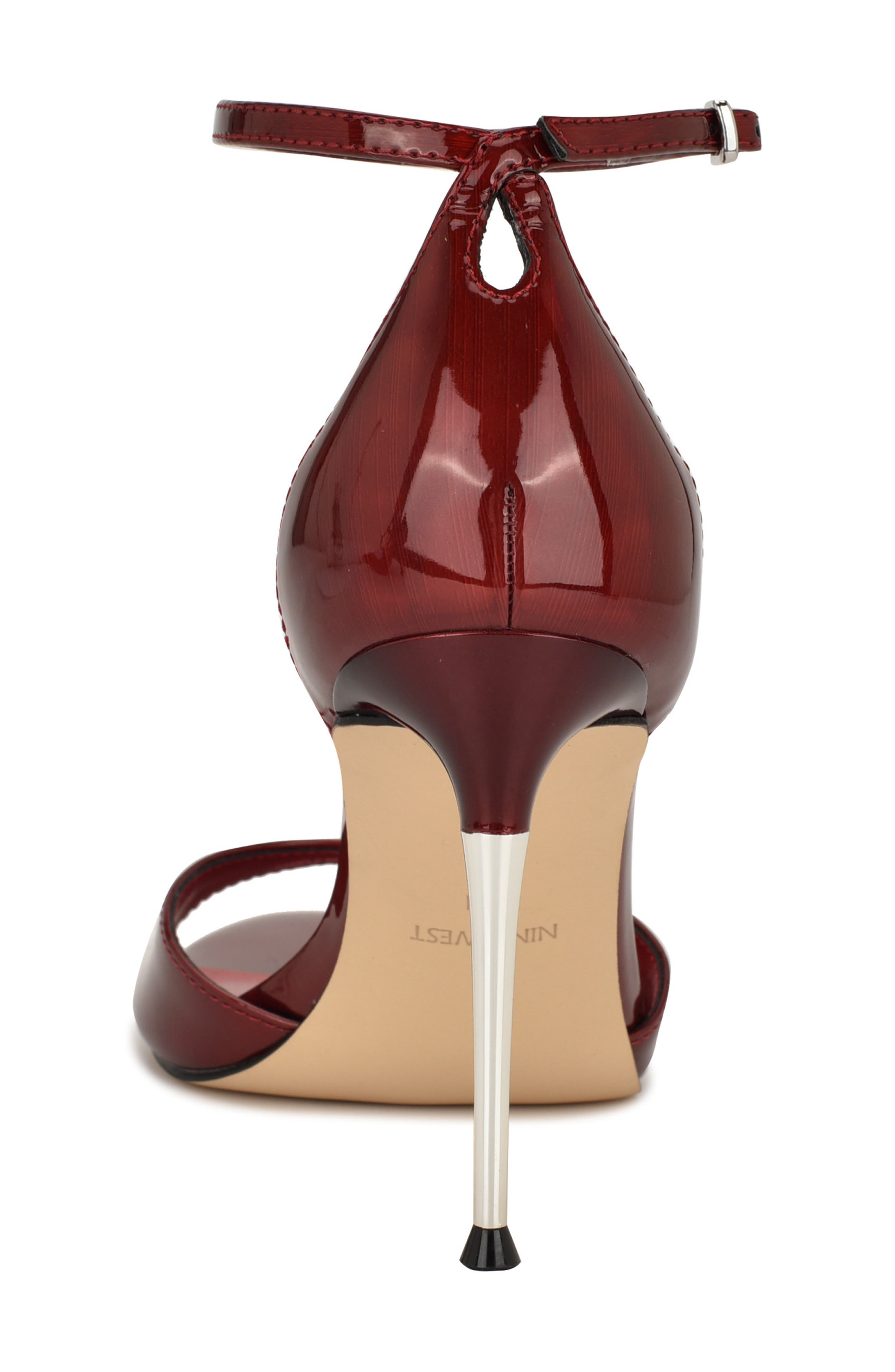Serven Ankle Strap Sandal, Alternate, color, DARK RED 600