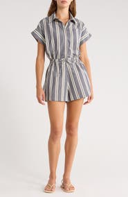 Faithfull the Brand Cyrene Tie Waist Romper