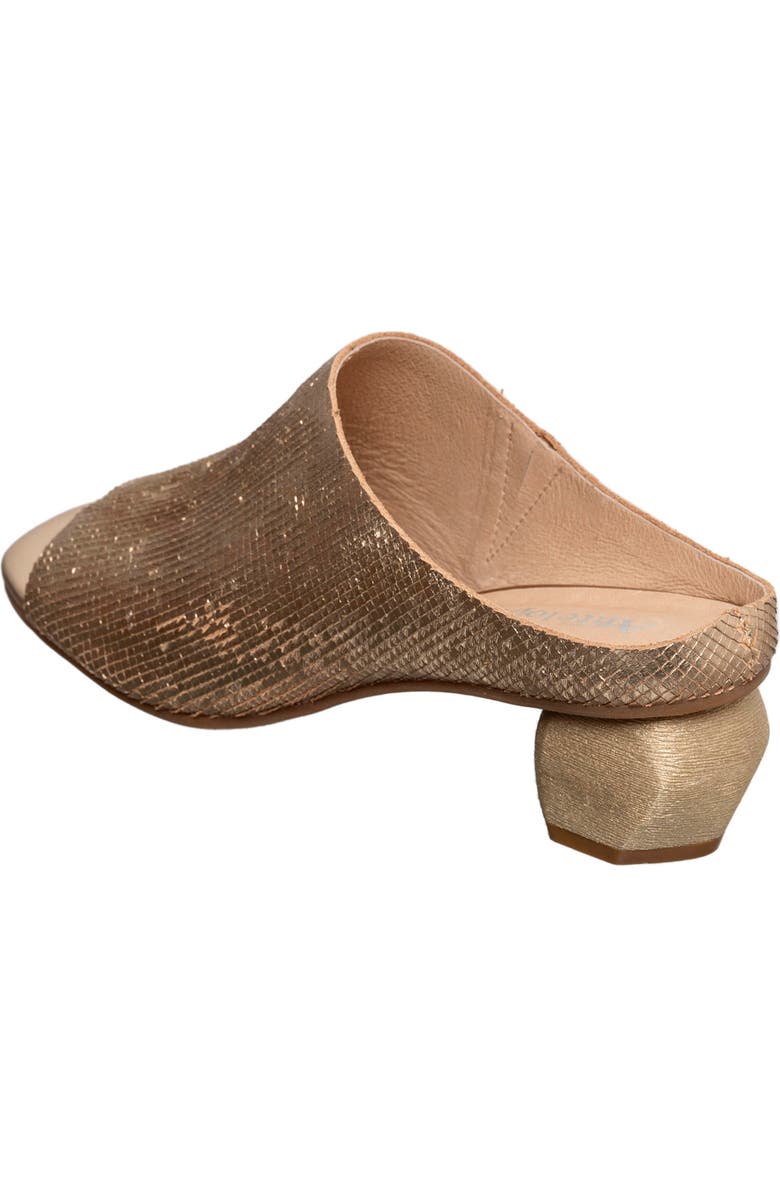 ANTELOPE Amara Metallic Leather Kitten Heel Sandal, Alternate, color, Gold