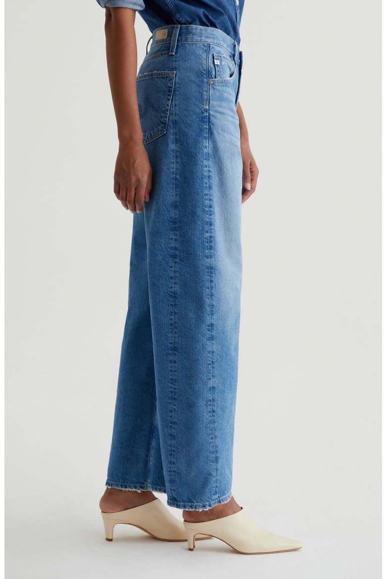 Hattie High Waist Barrel Jeans, Alternate, color, FLASHBACK