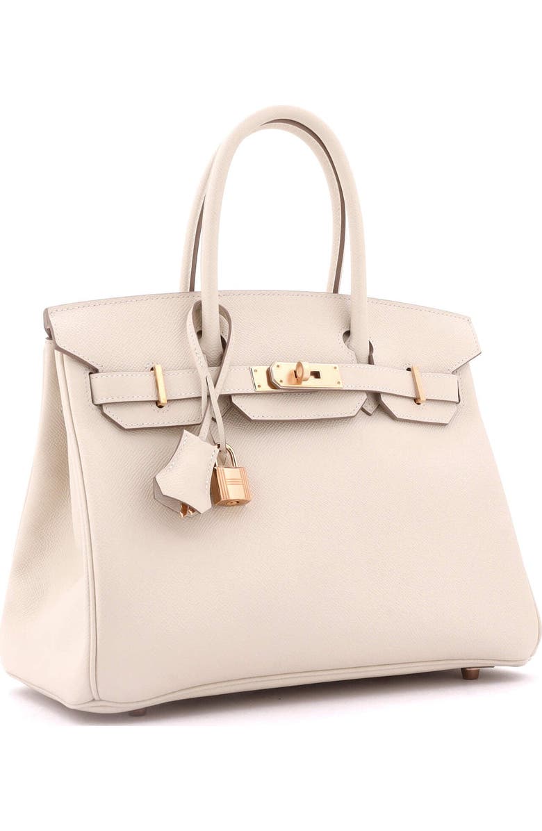 Pre-Owned Hermes Birkin Handbag Light Epsom with Rose Gold Hardware 30, Alternate, color,