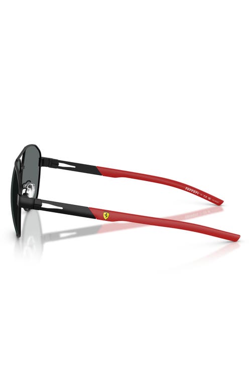 Scuderia Ferrari 59mm Polarized Aviator Sunglasses