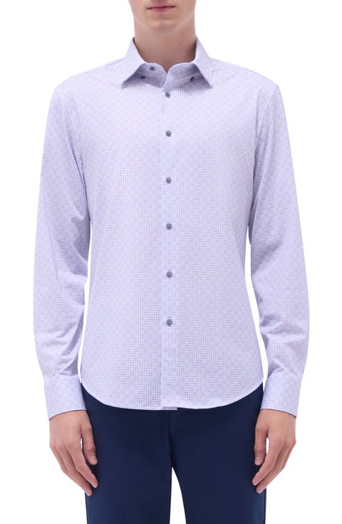 Jules OoohCotton® Grid Button-Up Shirt