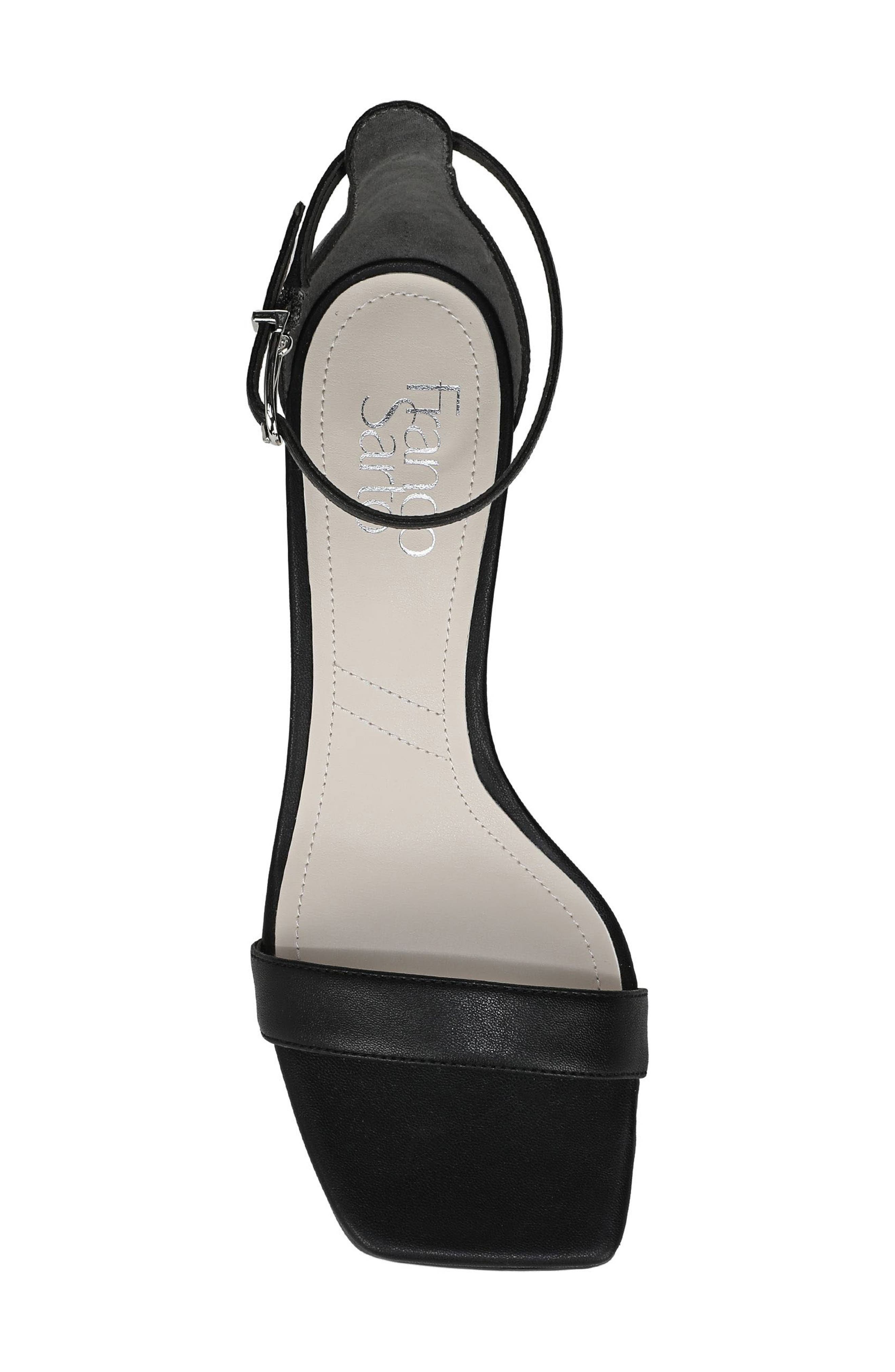 Franco Sarto Sadie Wedge Sandal, Alternate, color, Black