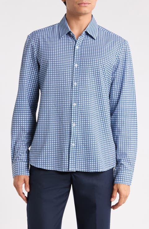 Printed Button Up Shirt