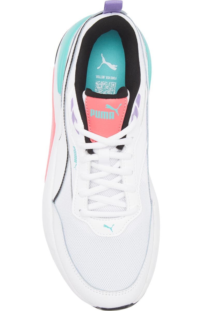 PUMA X-Ray Clean Sneaker, Alternate, color, Puma White-Puma Black-Aquatic