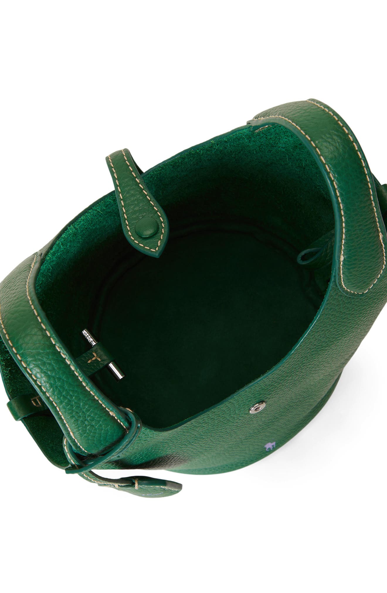 Small Polo Play Pebble Leather Crossbody Tote, Alternate, color, JUNIPER