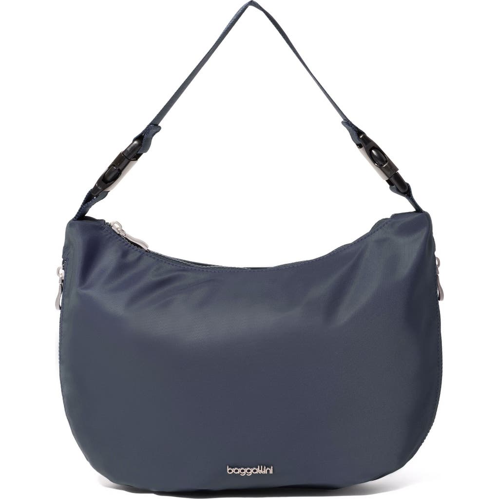 Baggallini Crescent Convertible Hobo In Blue