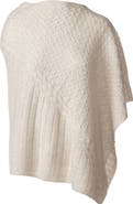 Kinross Cashmere Cable Poncho