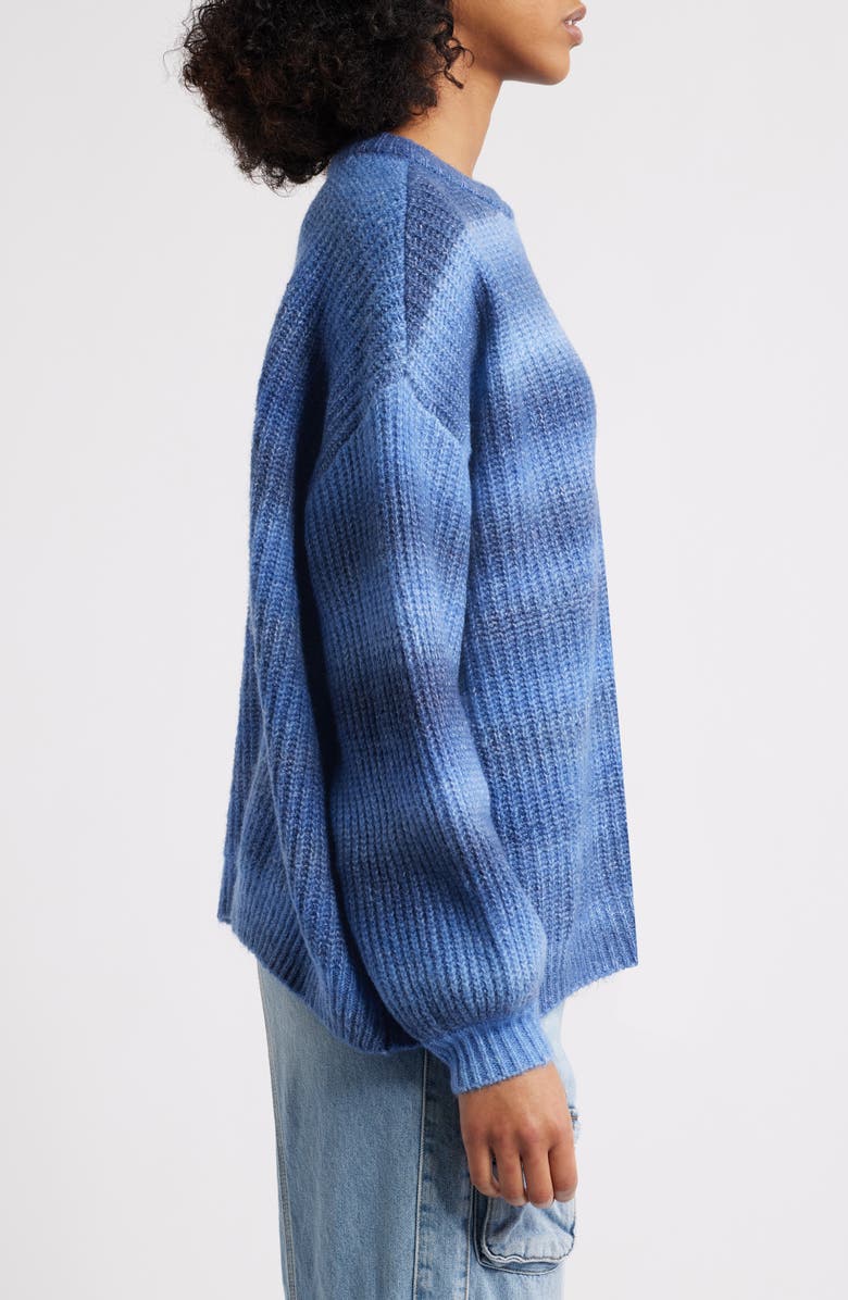 PacSun Alexia Oversize Rib Sweater, Alternate, color, Blue