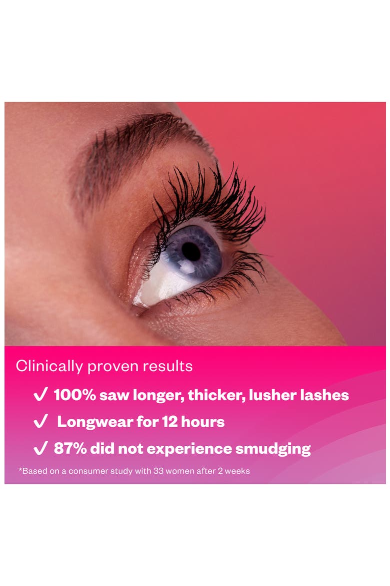 The Big Clean Longwear Volumizing + Lash Care Mascara, Alternate, color, INTENSE BLACK