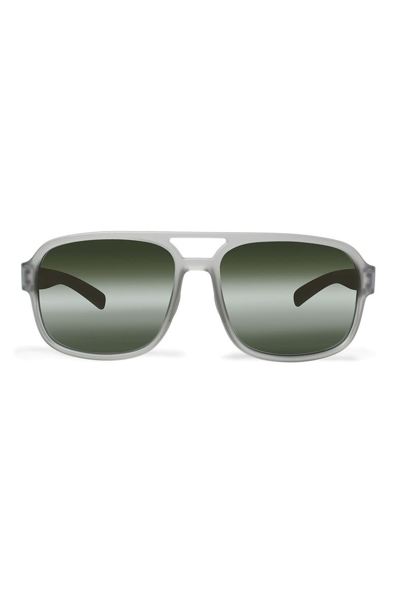 Sakhir Square Sunglasses, 58mm, Main, color, MATTE GREY