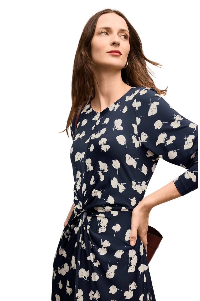 Jae Printed Jersey Ruched Dress, Alternate, color, Petal Print