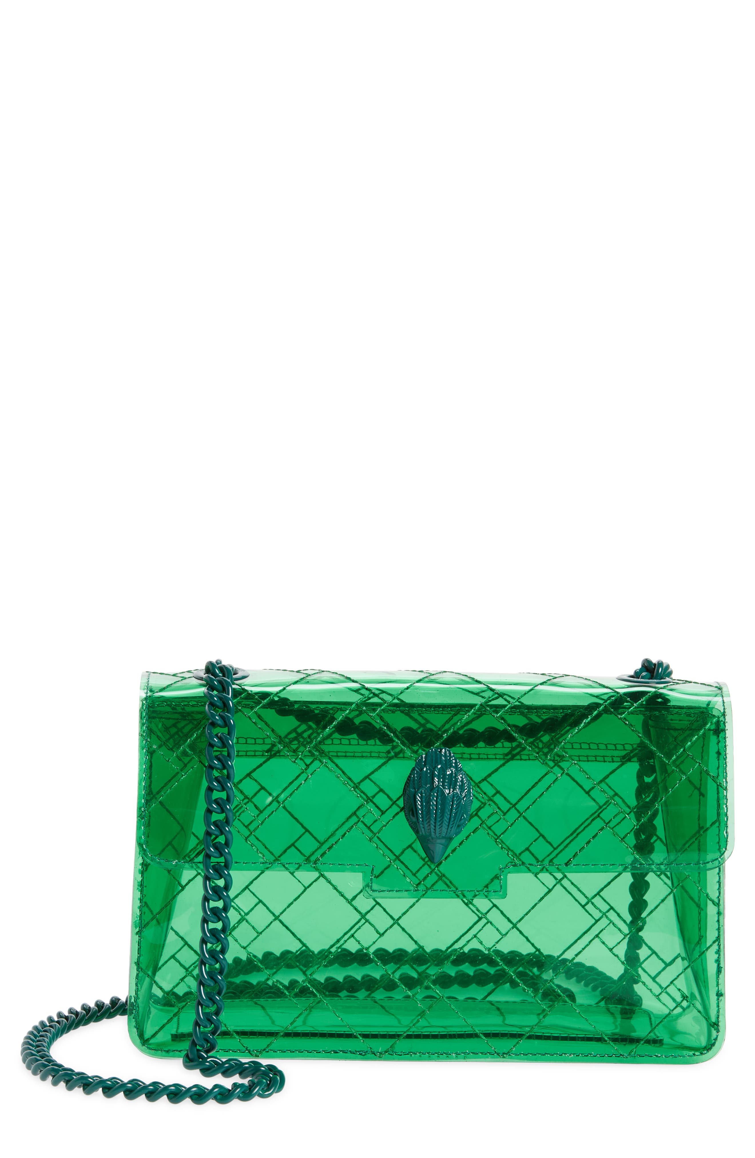 Kurt Geiger London Medium Kensington Vinyl Crossbody Bag, Main, color, 