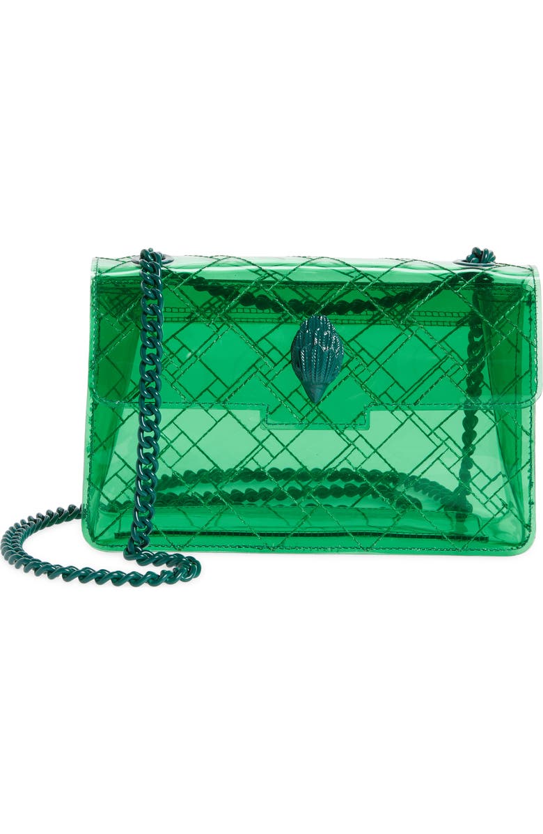 Kurt Geiger London Medium Kensington Vinyl Crossbody Bag, Main, color,