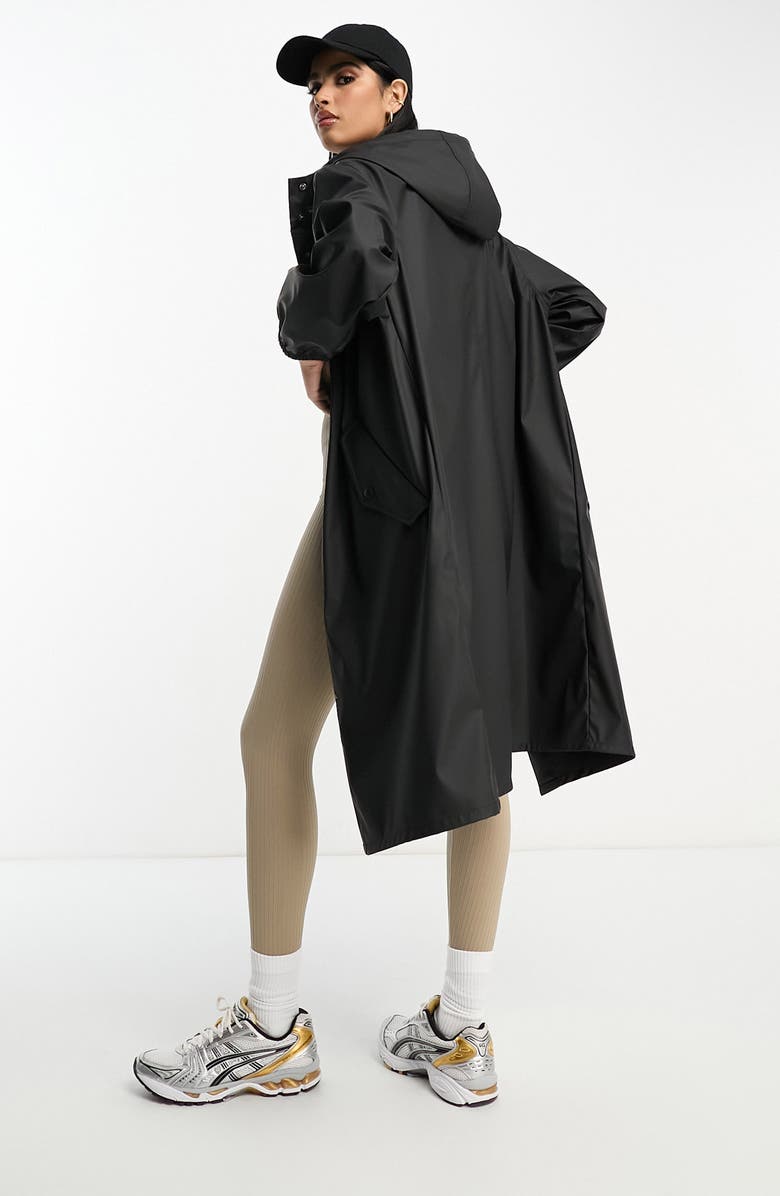ASOS DESIGN Hooded Parka Raincoat, Alternate, color, 