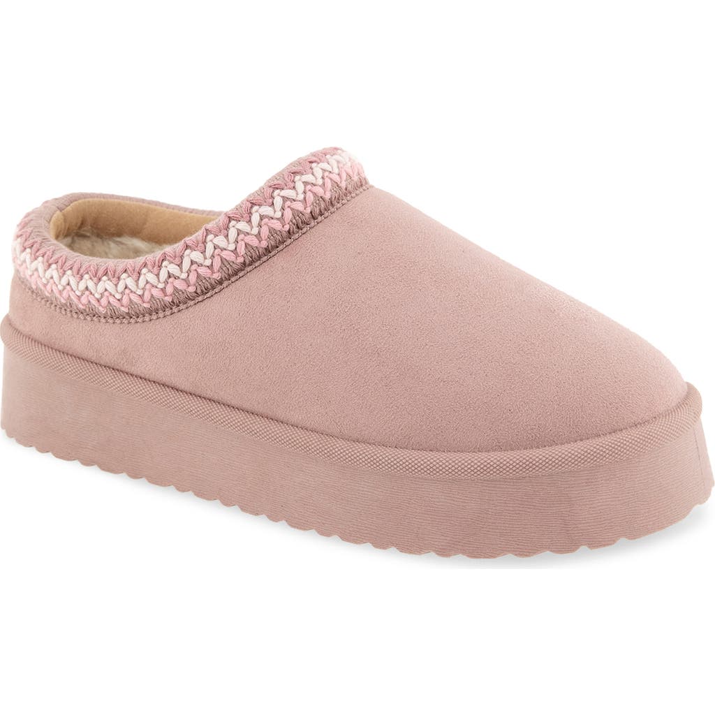 Unionbay Jade Platform Clog Slipper In Pink