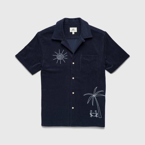 Surfside Supply Co. Mariner Terry Camp Collar Shirt