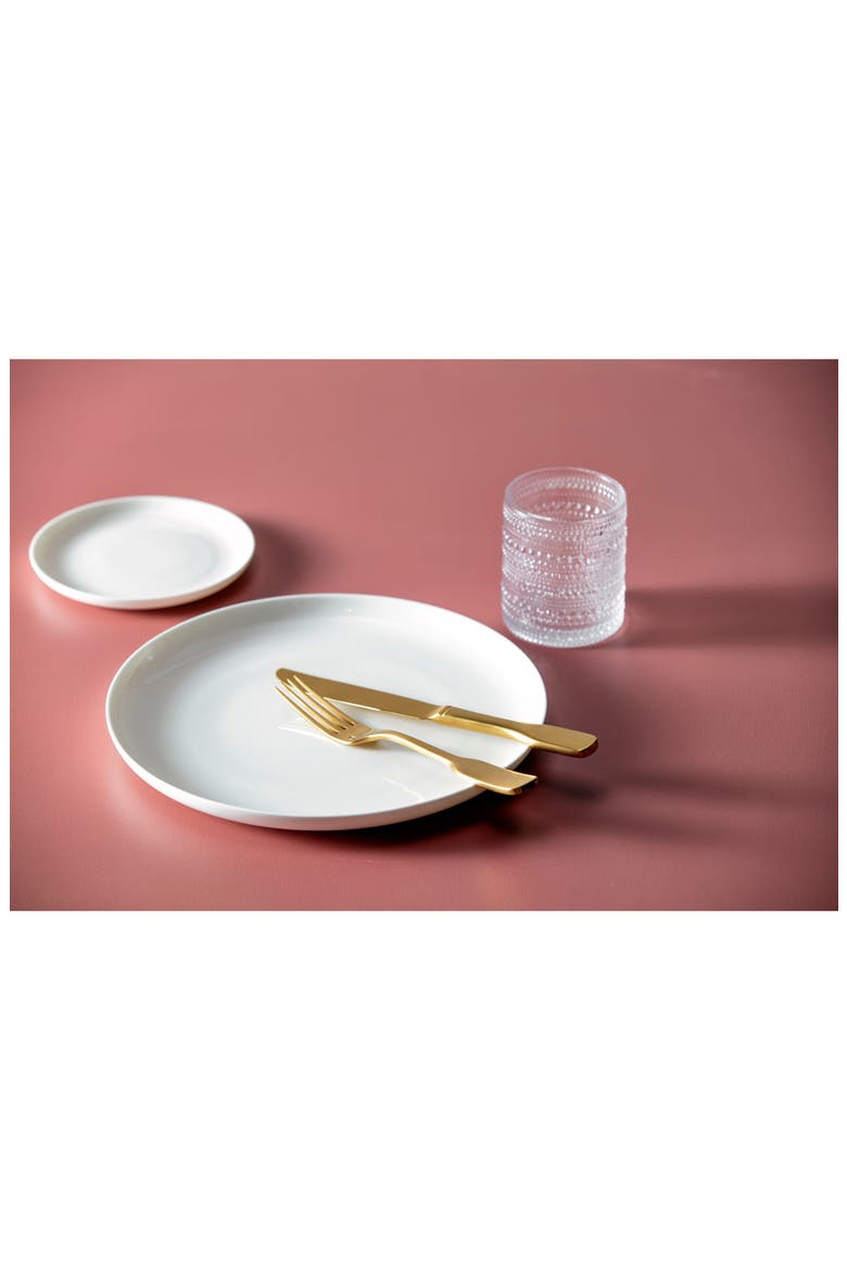 Ashton Brushed 20-Piece Flatware Set, Alternate, color, GOLD