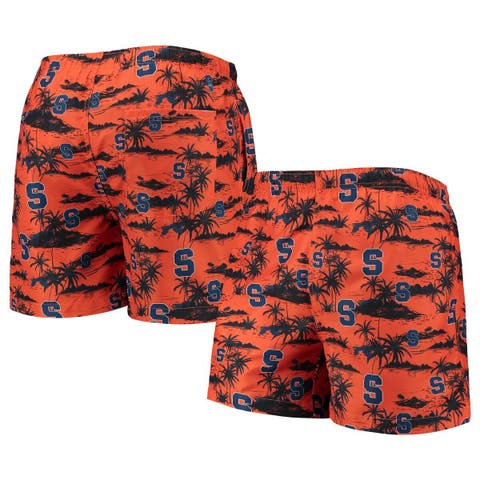Men's FOCO Orange Syracuse Orange Island Palm Swim Trunks