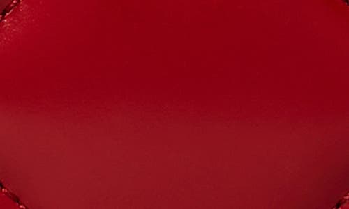 Tory Burch Kira Diamond Quilted Leather Zip Card Case In Red