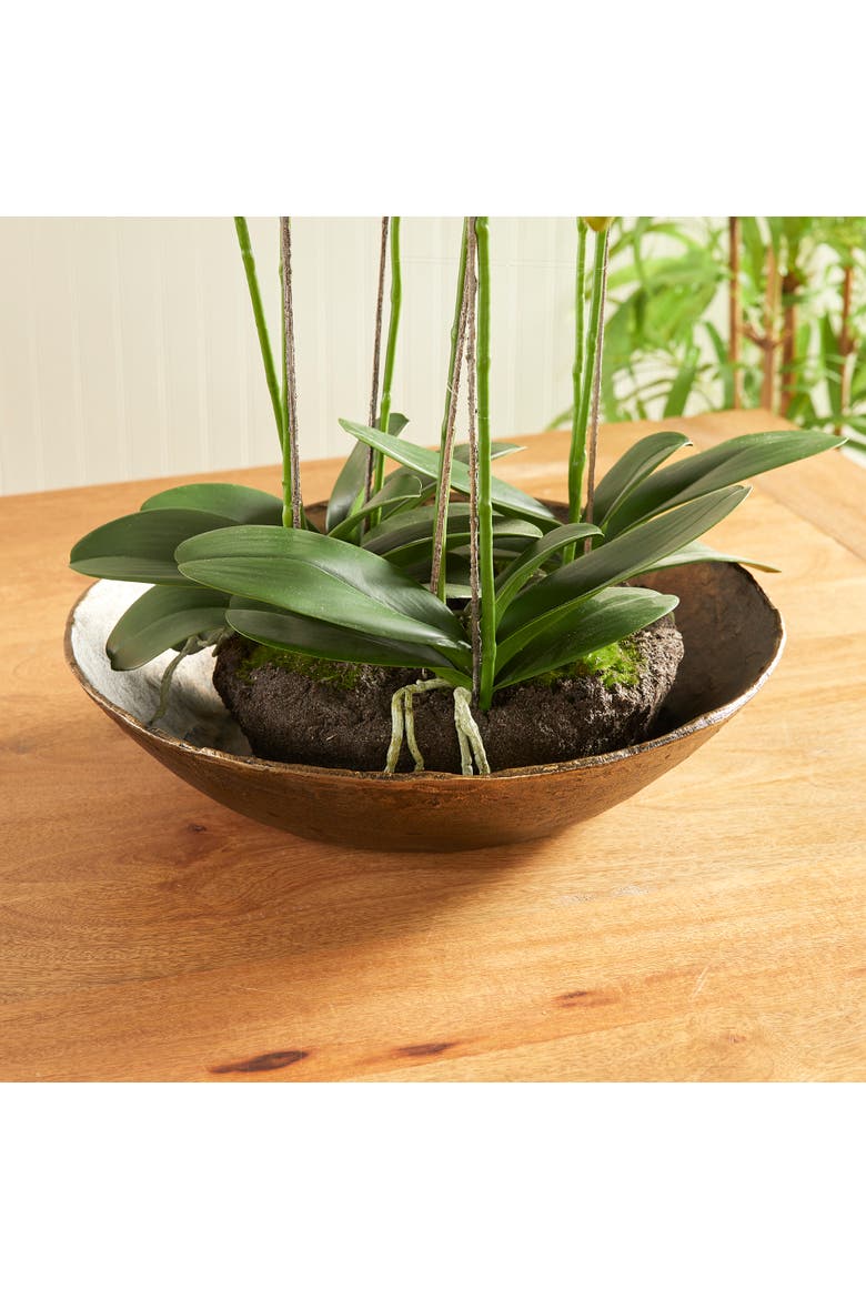 Myron Decorative Bowl, Alternate, color, Gold