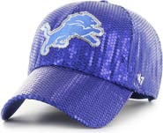 '47 Women's '47 Blue Detroit Lions Dazzle Clean Up Adjustable Hat