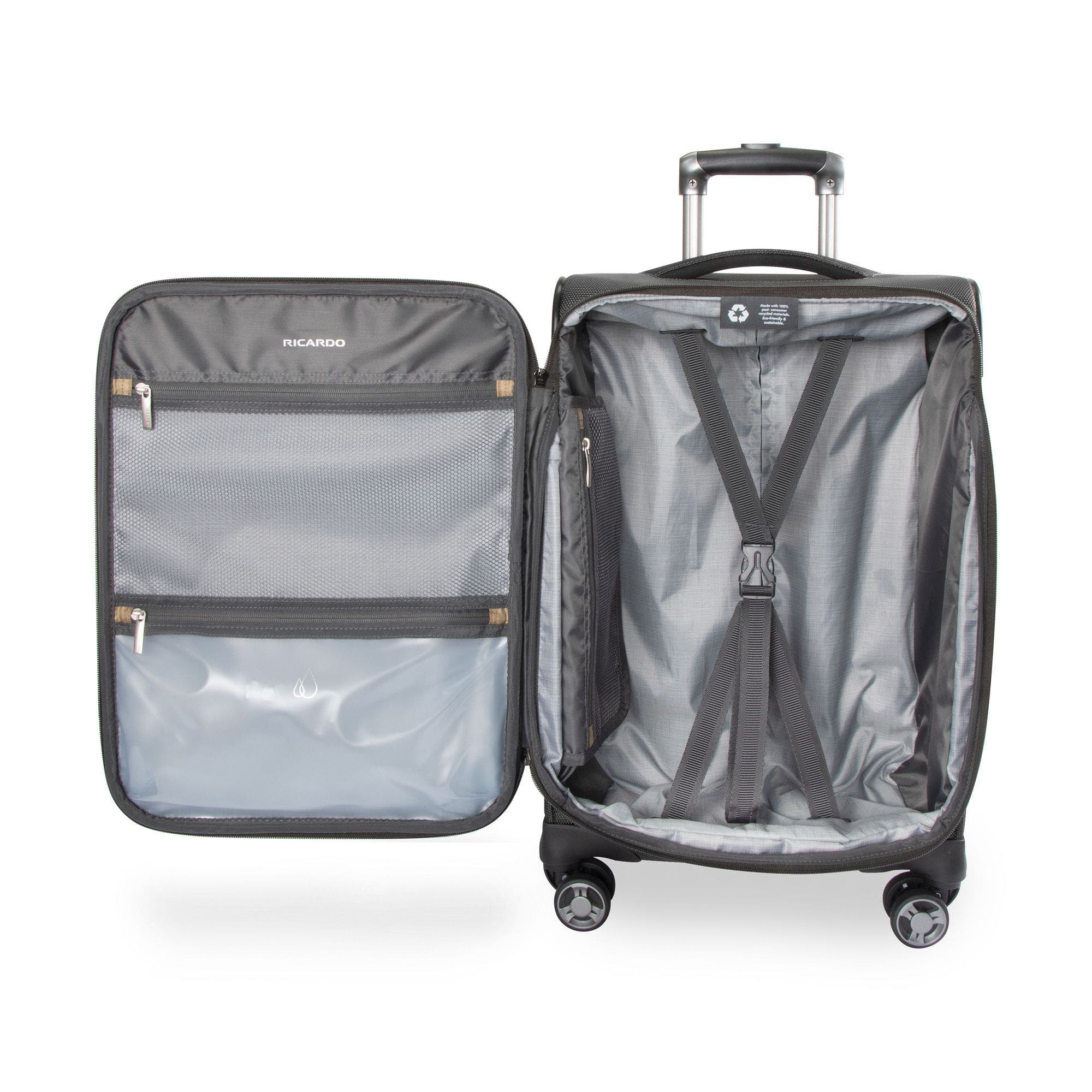 Ricardo Beverly Hills Ashbury Softside Expandable 2 Piece Set, Alternate, color, Black