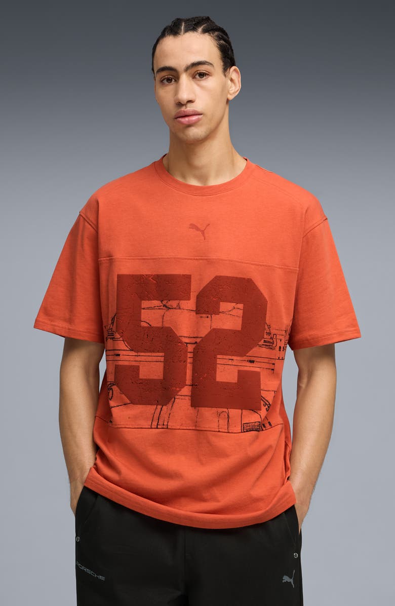 PUMA Porsche Legacy Lifestyle Cotton Graphic T-Shirt, Alternate, color,