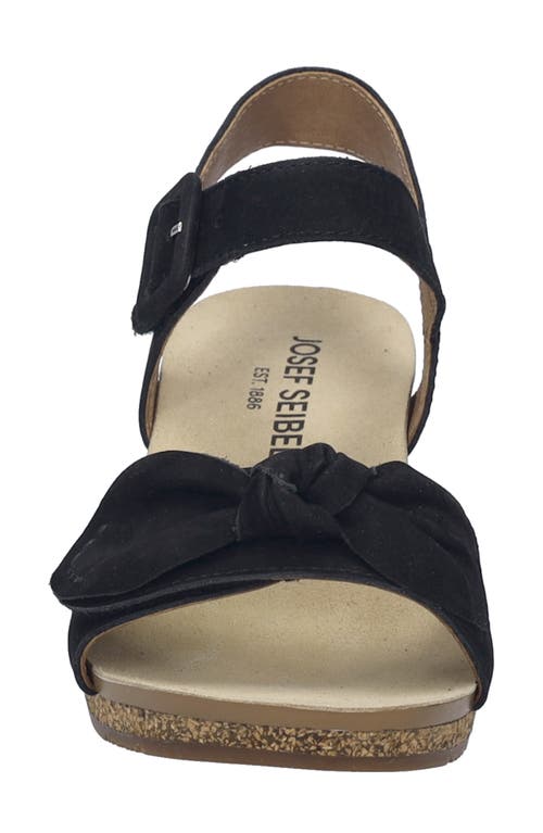 Josef Seibel Grace Sandal In Black