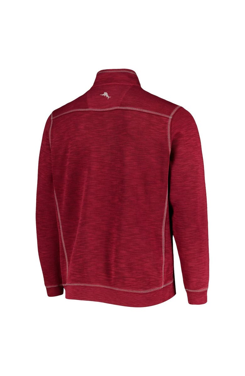 Tommy Bahama Men's Tommy Bahama Maroon Arizona State Sun Devils Sport Tobago Bay Tri-Blend Mock Neck Half-Zip Jacket, Alternate, color, Maroon