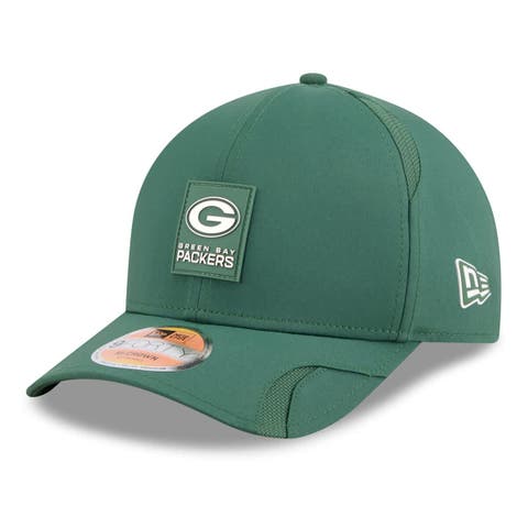 Men's New Era Green Green Bay Packers 2025 Sideline  M-Crown 9FORTY Adjustable Hat